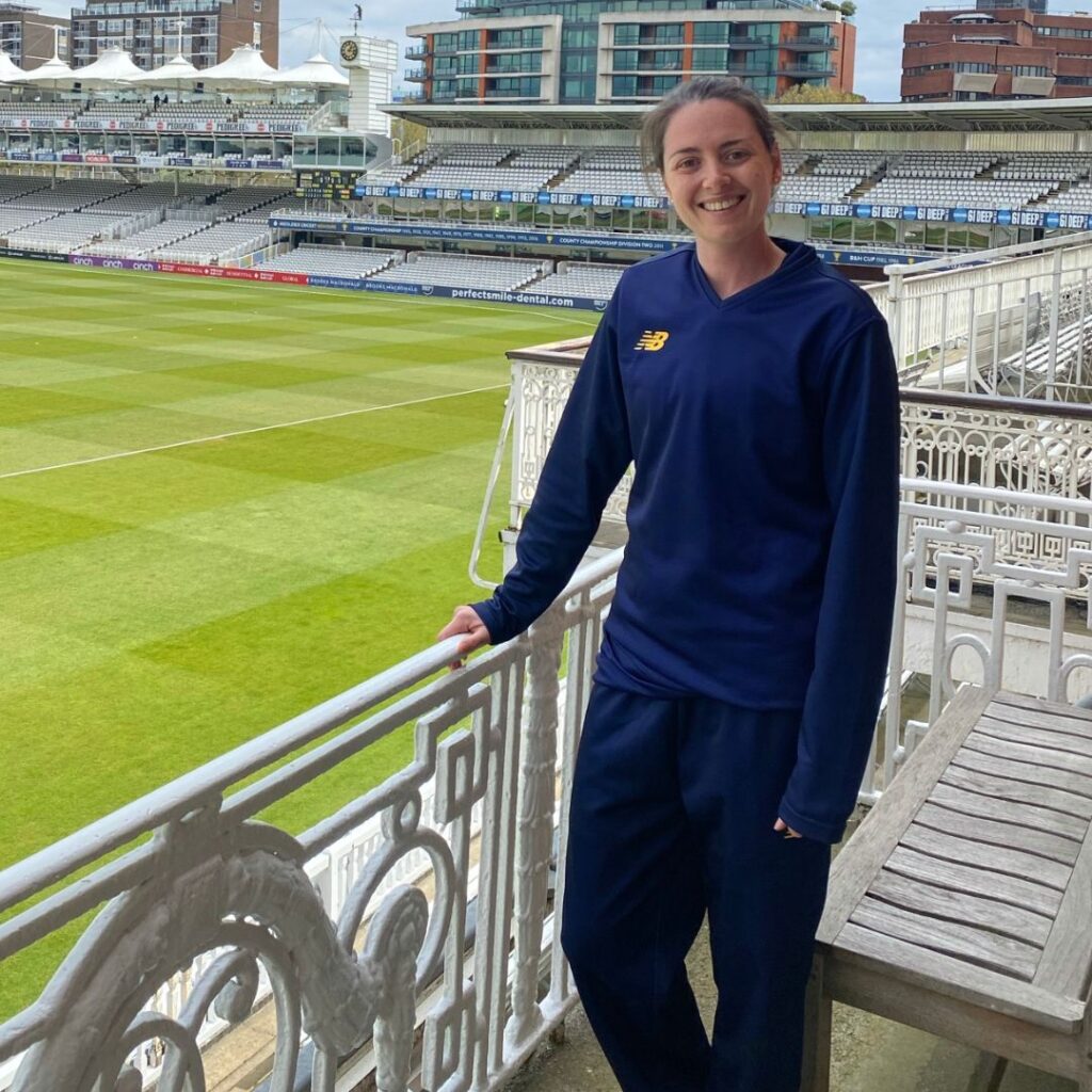 Olivia at Lords